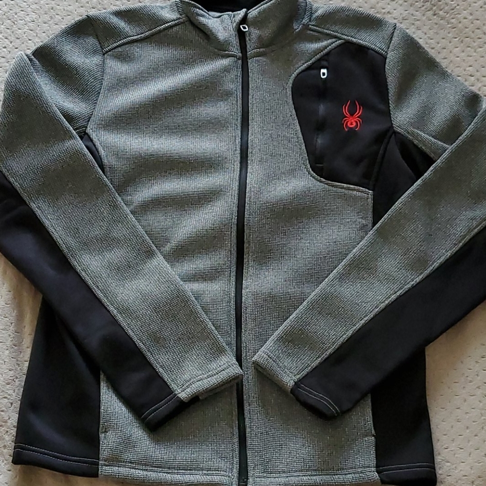 Mens Spyder zip up jacket size small